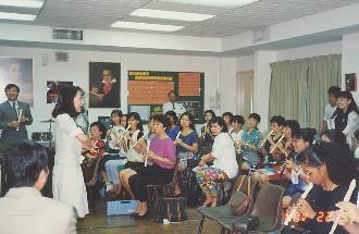 アクト・リコーダーアンサンブル　シンガポール公演'93写真