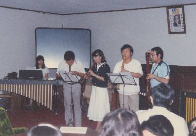 アクト・リコーダーアンサンブル台湾公演'87写真